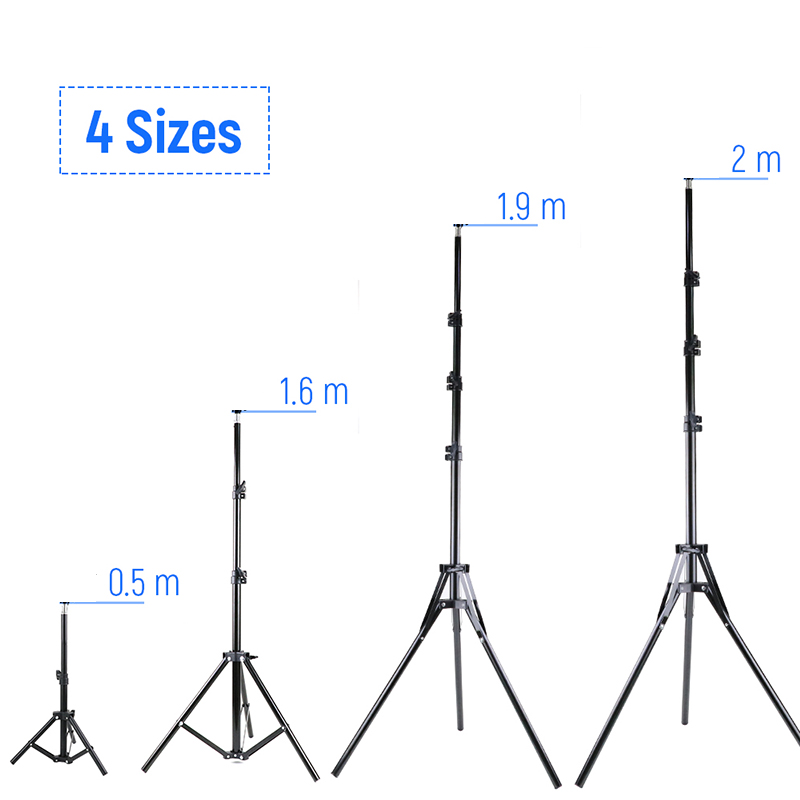 Photography Umbrella Lighting Kit - 200cm 160cm 50cm Photography Tripod Light