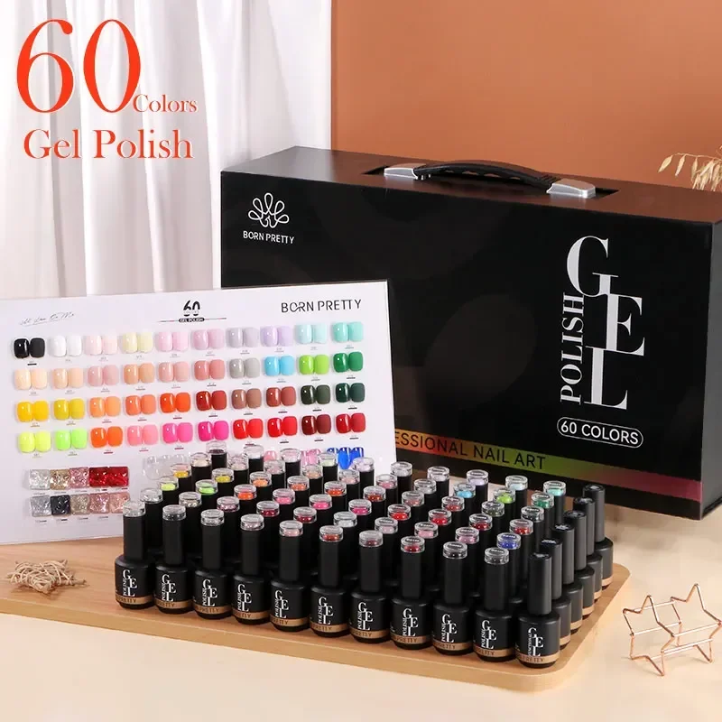 Coloured Gel Set - BORN PRETTY 60 Colour Professional Resin