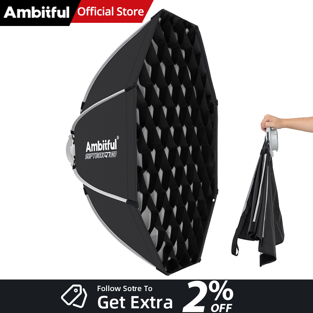 Photography Lighting Set Up - AMBITFUL Q7II 55/65/90cm Bowens Mount Octagonal