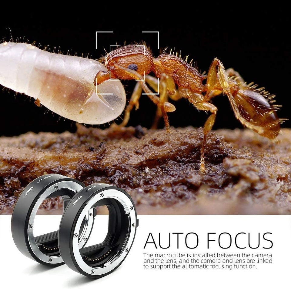 Canon Camera Eos R8 - Meike MK-RF-AF1 Metal Auto Focus Macro