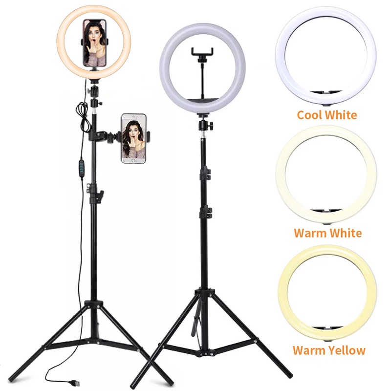 6/10/12 Inch LED Selfie Ring L - Photography Lighting Set Up recension och pris