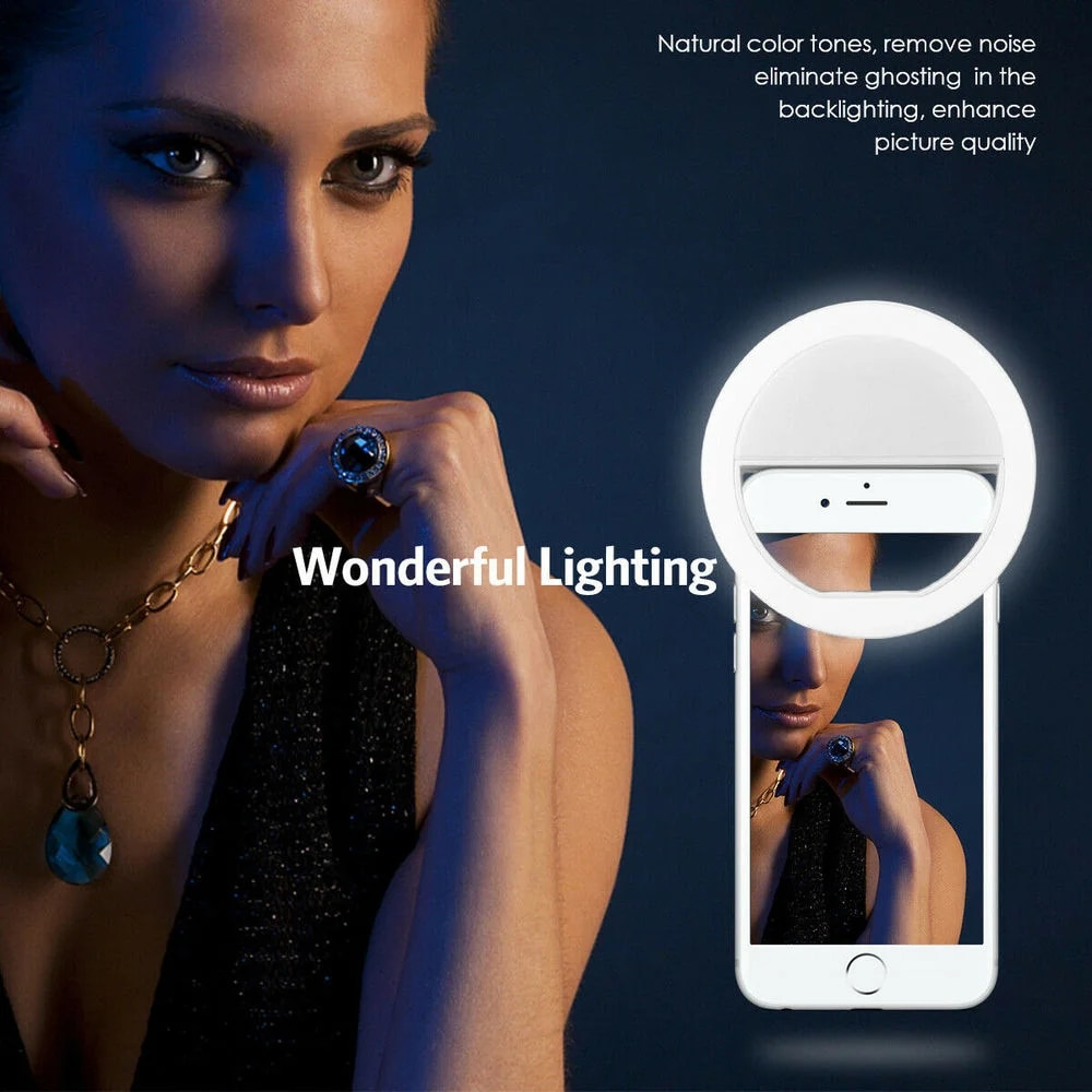 LED Selfie Fill Light USB Char - Photography With Lighting recension och pris