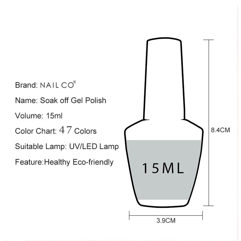 NAILCO 15ml Camel Coffee Gel N - Coloured Gel Set recension och pris