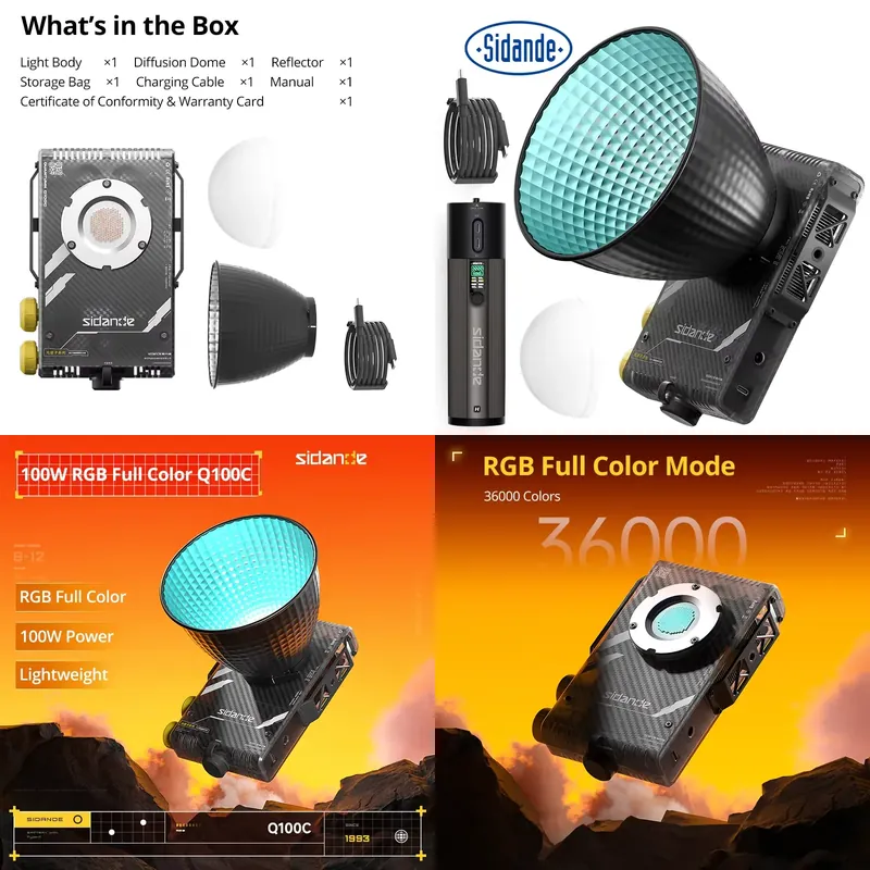 Brand For Sidande Q100C Q100Li - Photography With Lighting recension och pris