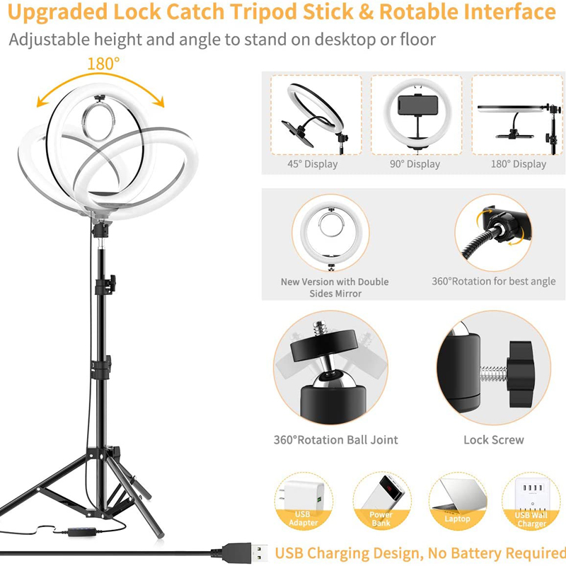 Video Light 16/26/33cm Selfie  - Photography Lighting Set Up recension och pris