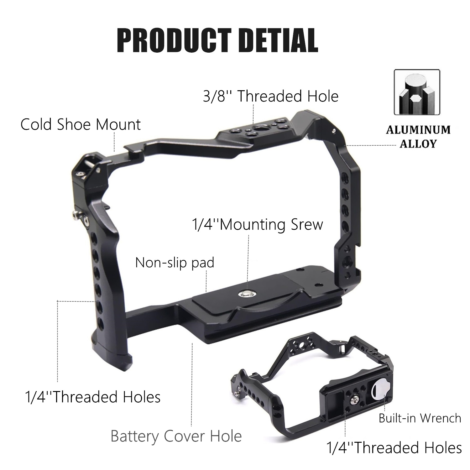 Protective Frame Camera Cage f - Canon Camera Eos R8 recension och pris