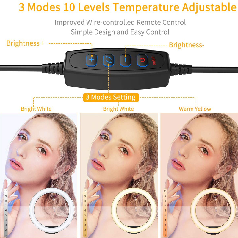 16/26/33cm LED Selfie Ring Lig - Photography Lighting Set Up recension och pris