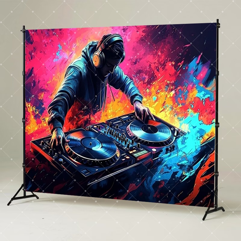 Hip Hop Music DJ Party Decorat - Photography Lighting Meter recension och pris
