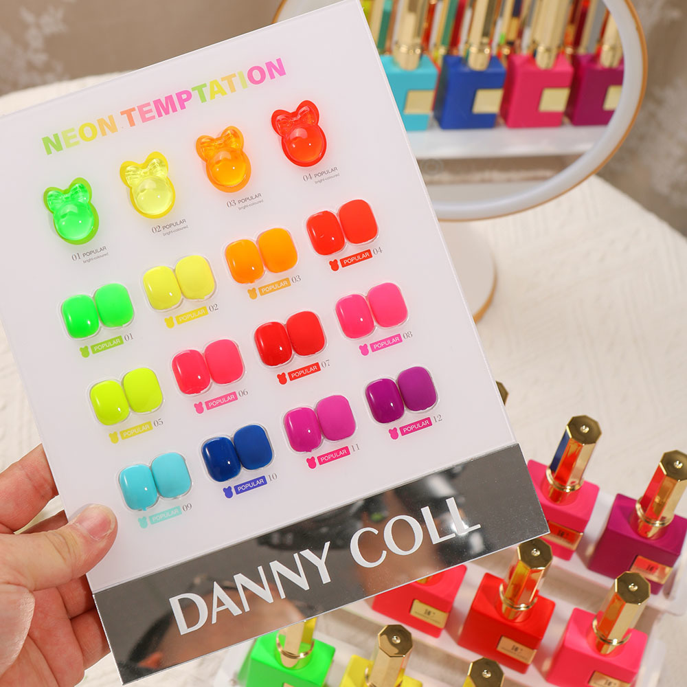 Spring Summer Colourful Fluore - Coloured Gel Set recension och pris