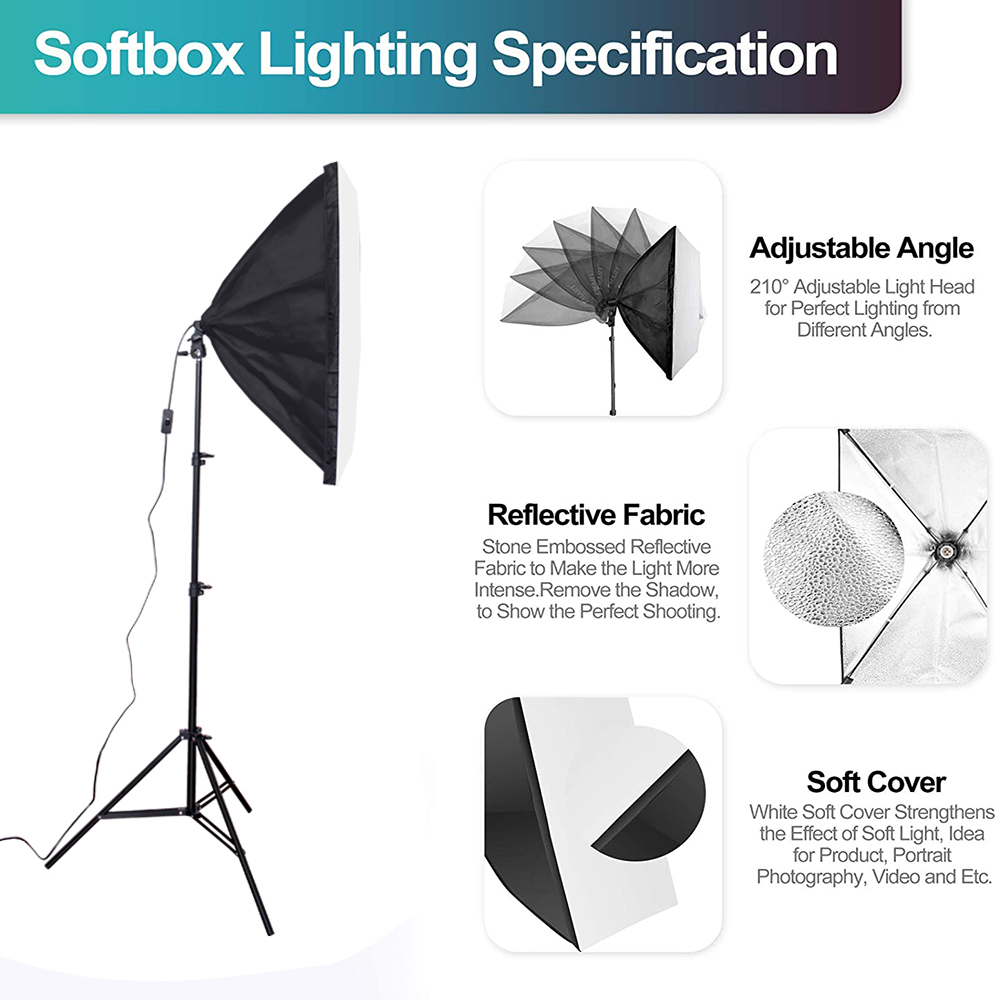 Cost-effective  Photo Studio E - Photography Umbrella Lighting Kit recension och pris